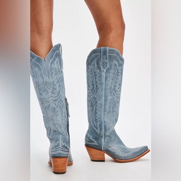 Ariat Casanova Western Boots Vintage Denim - Picture 3 of 9